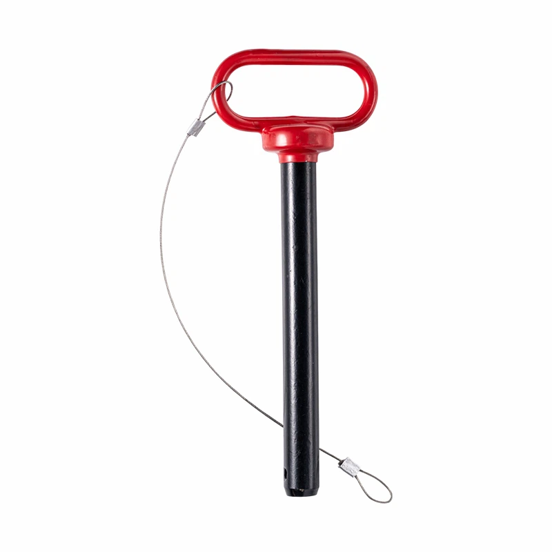 Rødt håndtak slepehitch låsestift